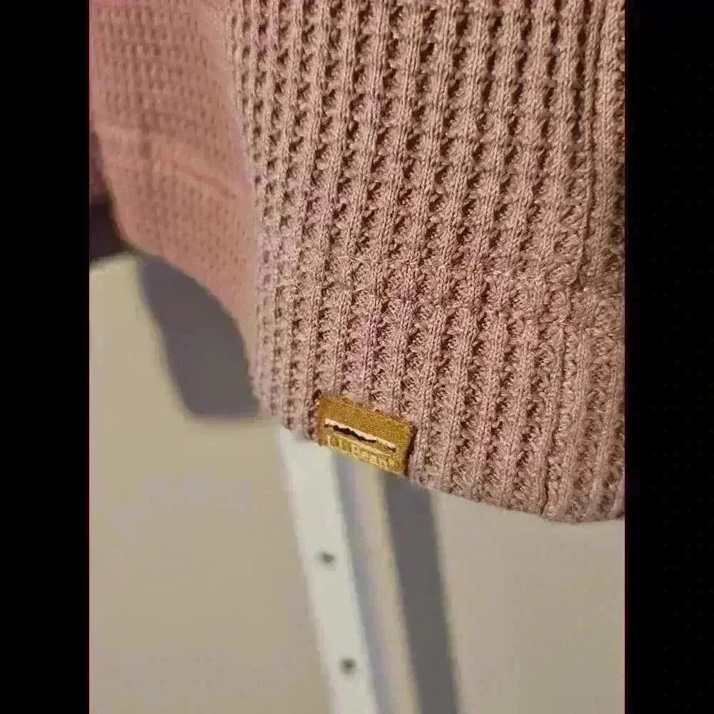 Cozy Waffle Knit Turtleneck Pullover - L.L. Bean - Picture 5 of 8